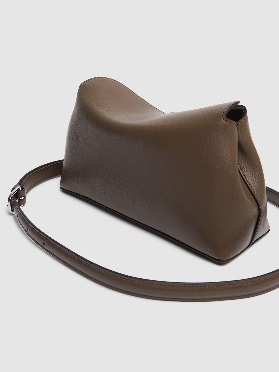 TOTEME T-Lock Palmellata Leather Clutch in Brown | Lyst