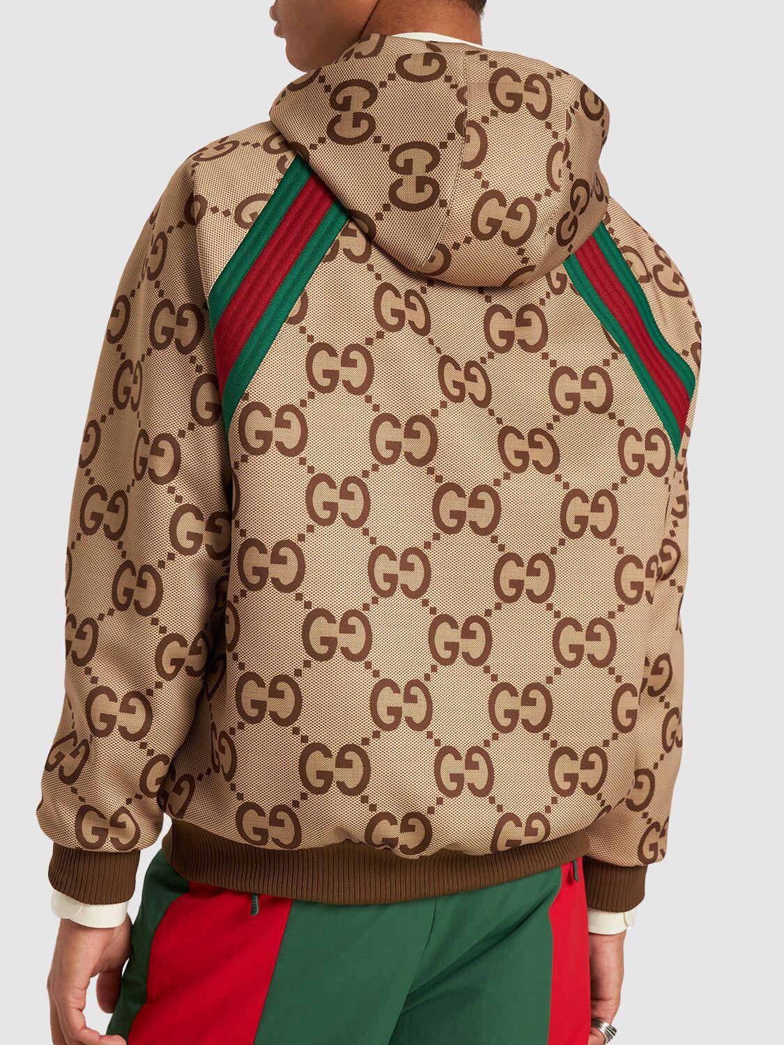 【グッチ】Gg hoodie Gucci Interlocking G Oversize Fit Hoodie Off-White/Black