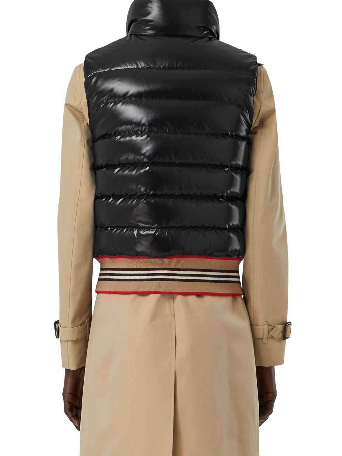 burberry womens puffer vest