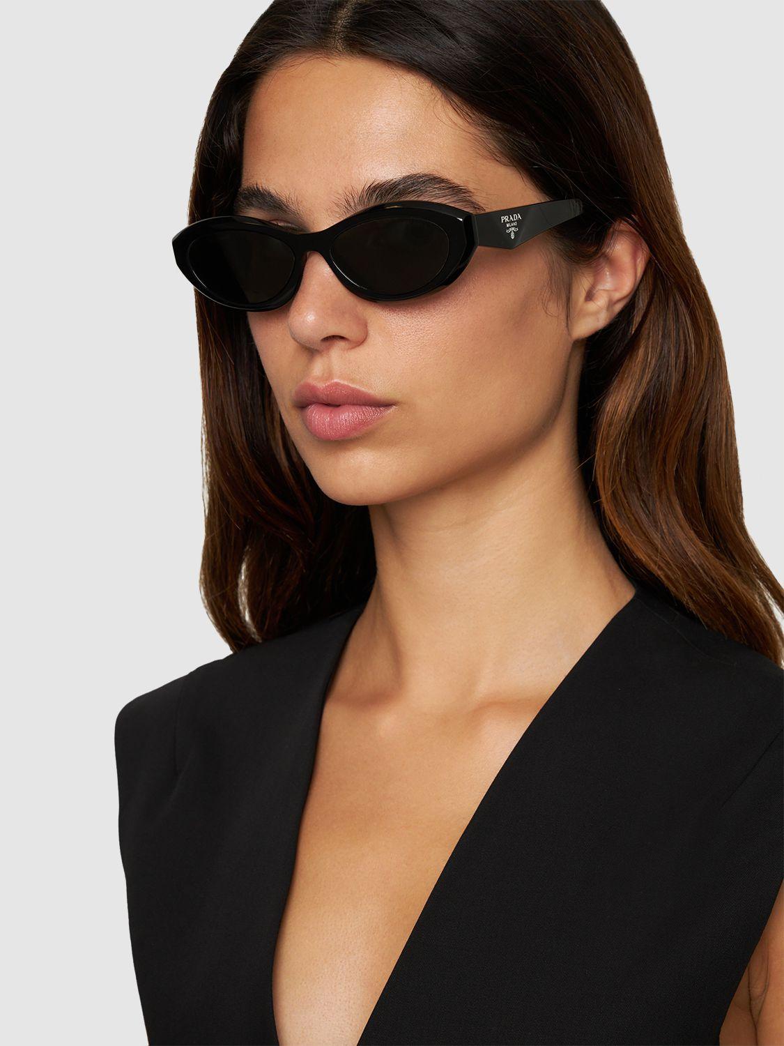 Prada acetate cat eye sunglasses sales