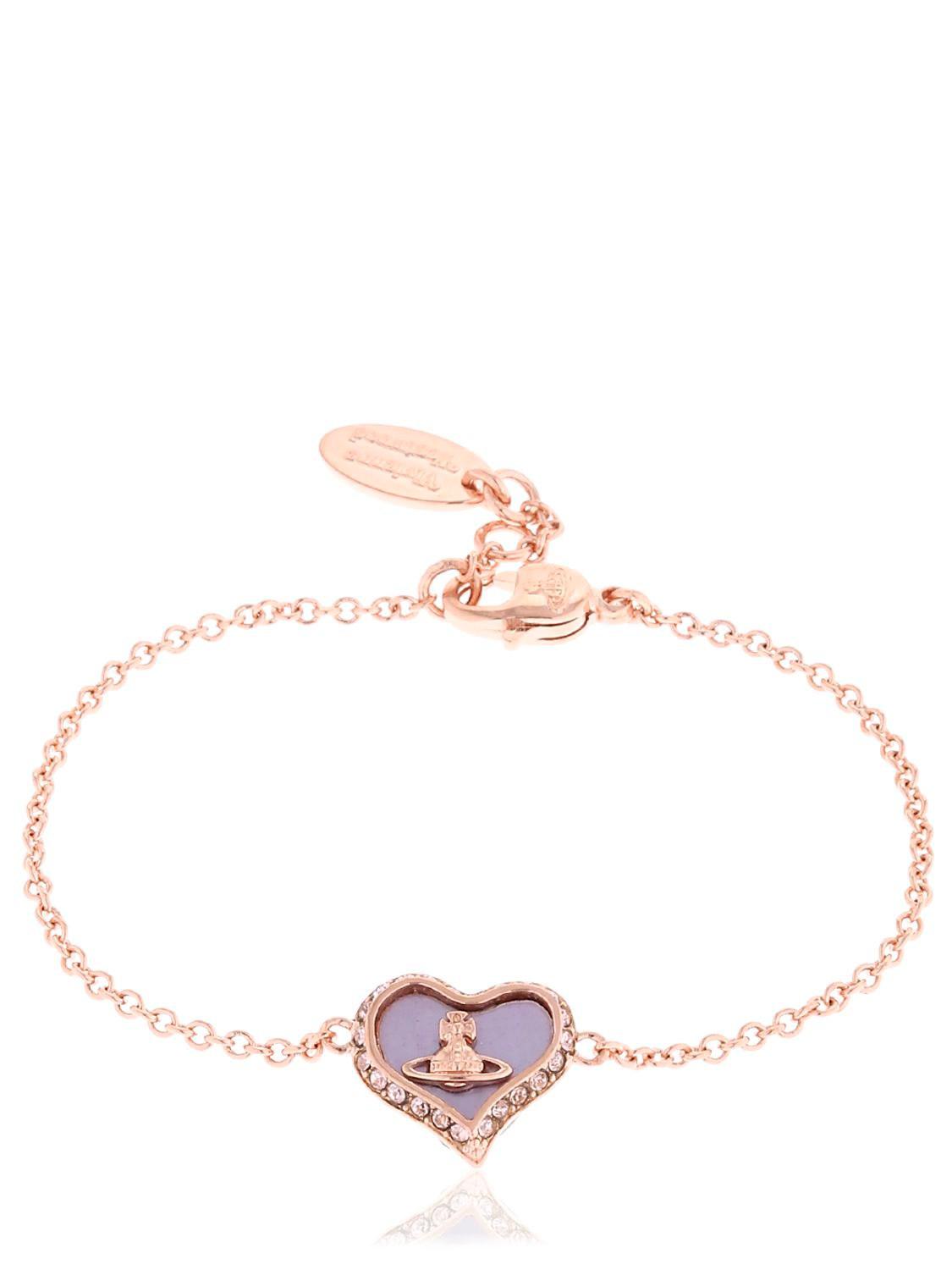 Vivienne Westwood Olympia pearl-detail bracelet | Gold | MILANSTYLE.COM