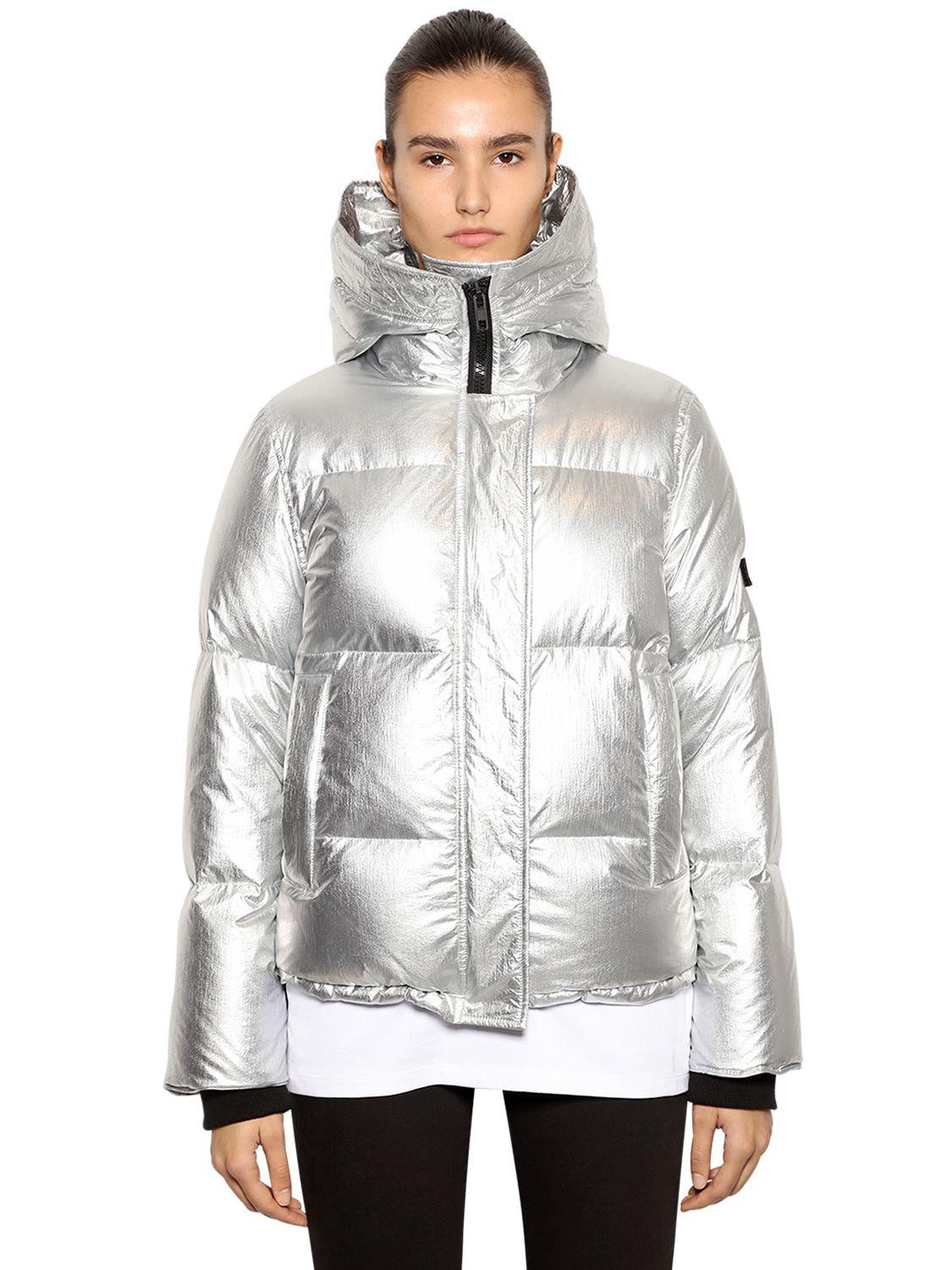 kenzo silver puffer