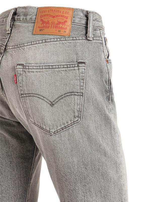 Levis Jeans 501 Original Fit In Denim In Grey Gray For Men Lyst