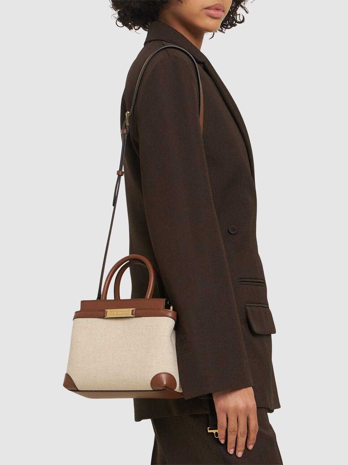 【Bally】ミニデコ'デイリーキャンバストップハンドルバッグ Bally】ミニデコ'デイリーキャンバストップハンドルバッグ