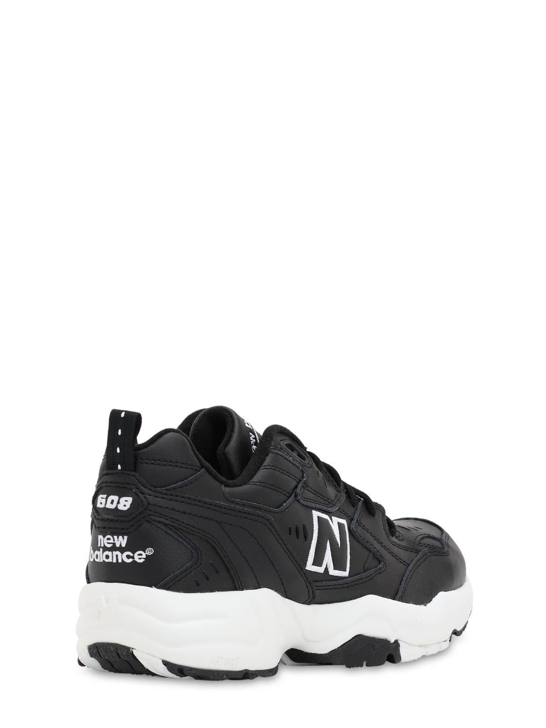 New Balance 608 Sneakers in Black - Lyst