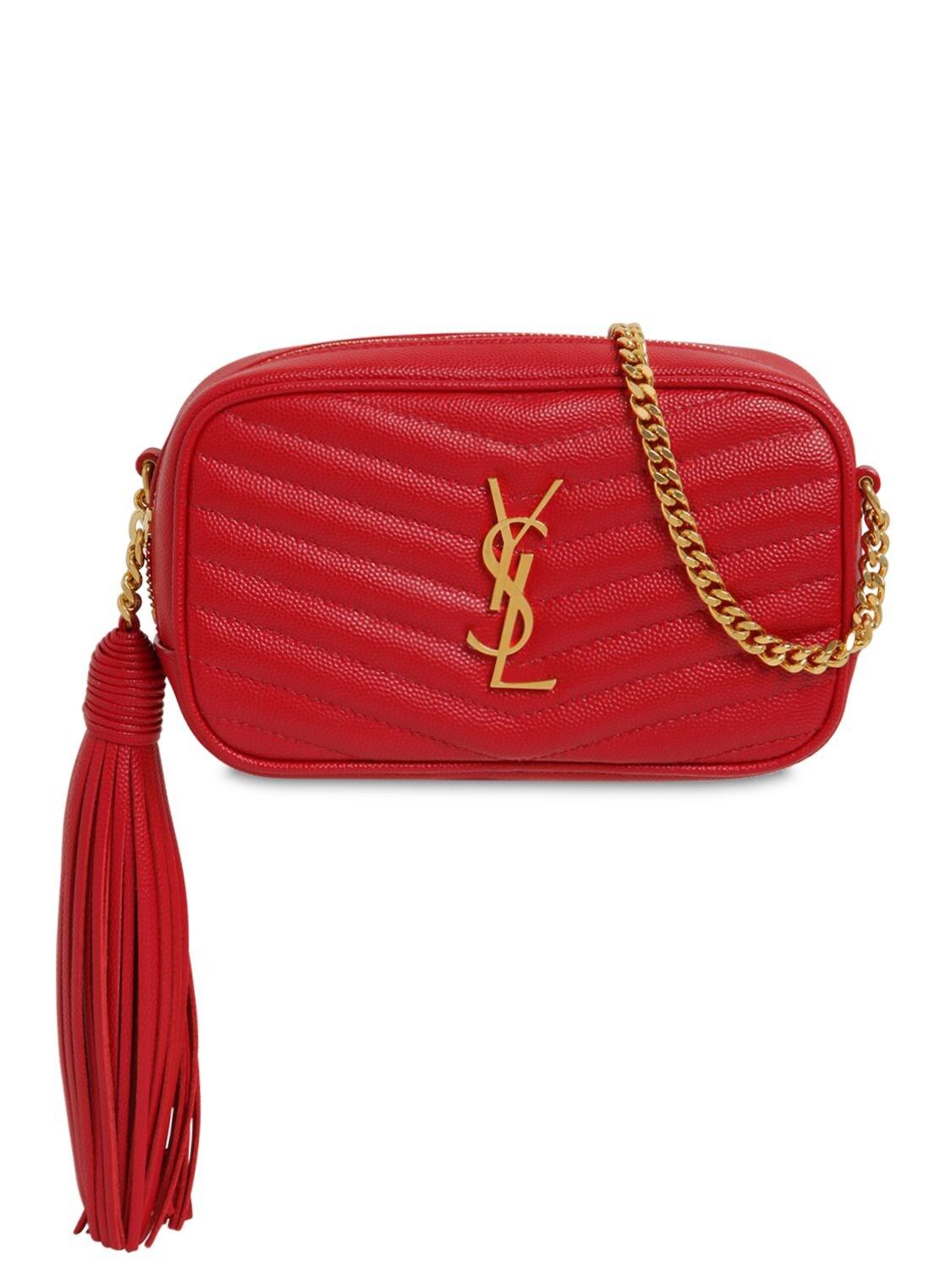 saint laurent lou quilted leather camera bag