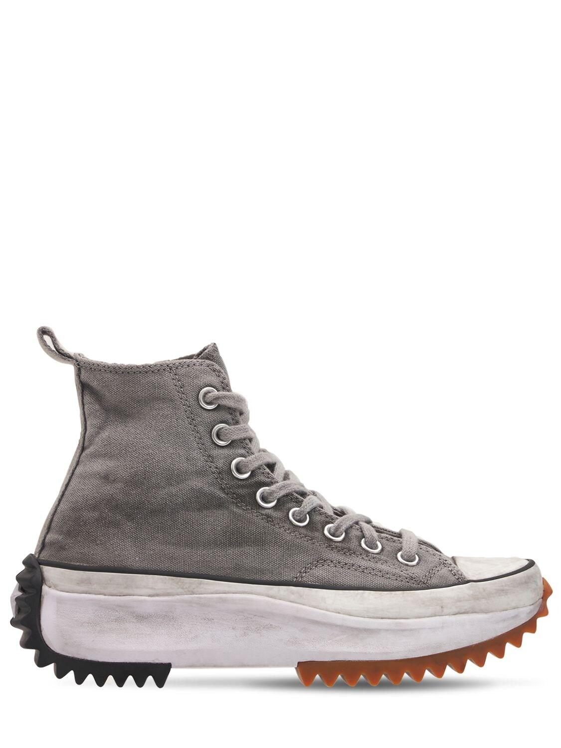 Converse Run Star Hike Ltd Sneakers in Gray | Lyst