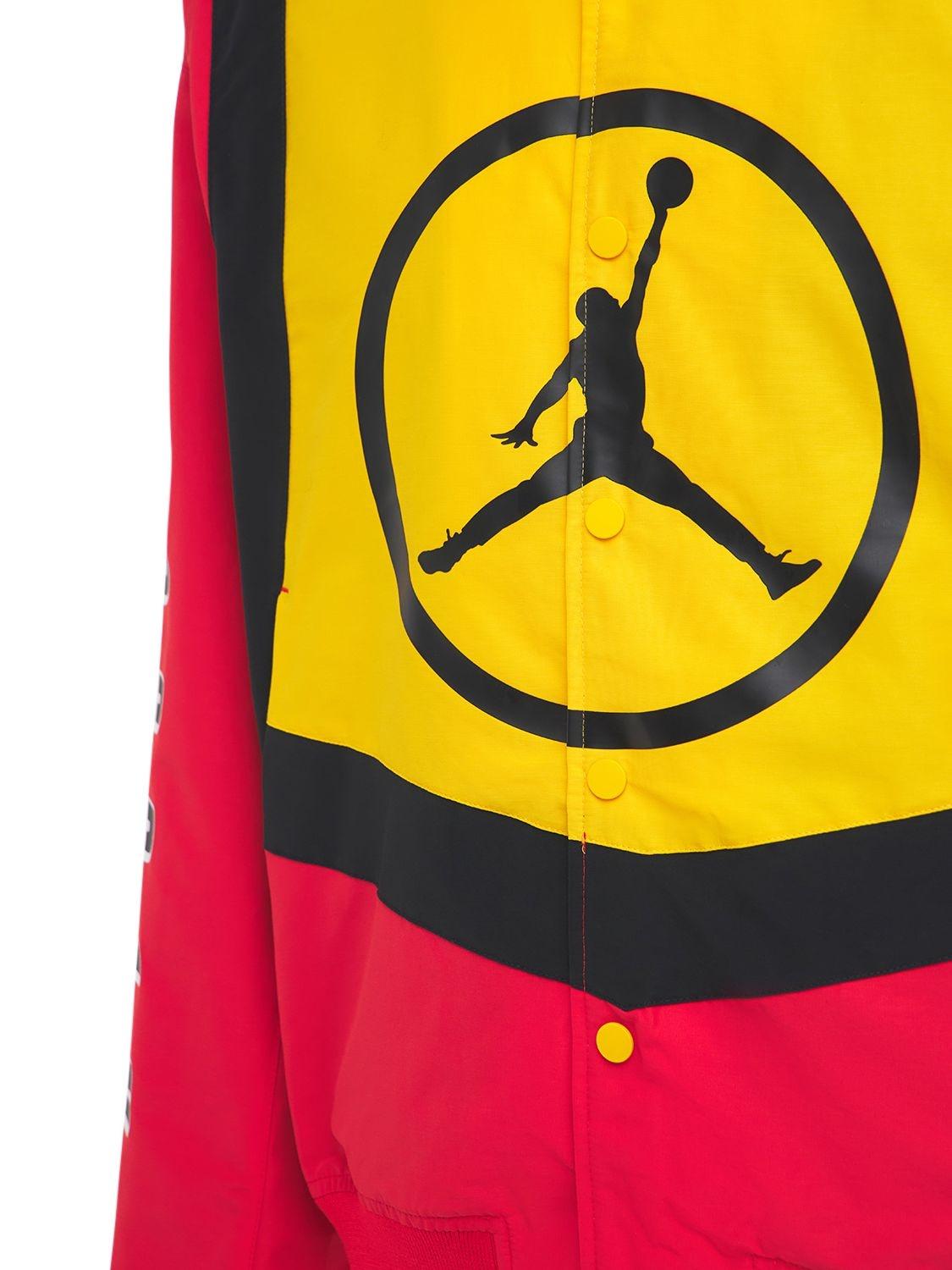 Nike Jordan Sport Dna Bomber Jacket in Red/Yellow (Yellow) for Men ...