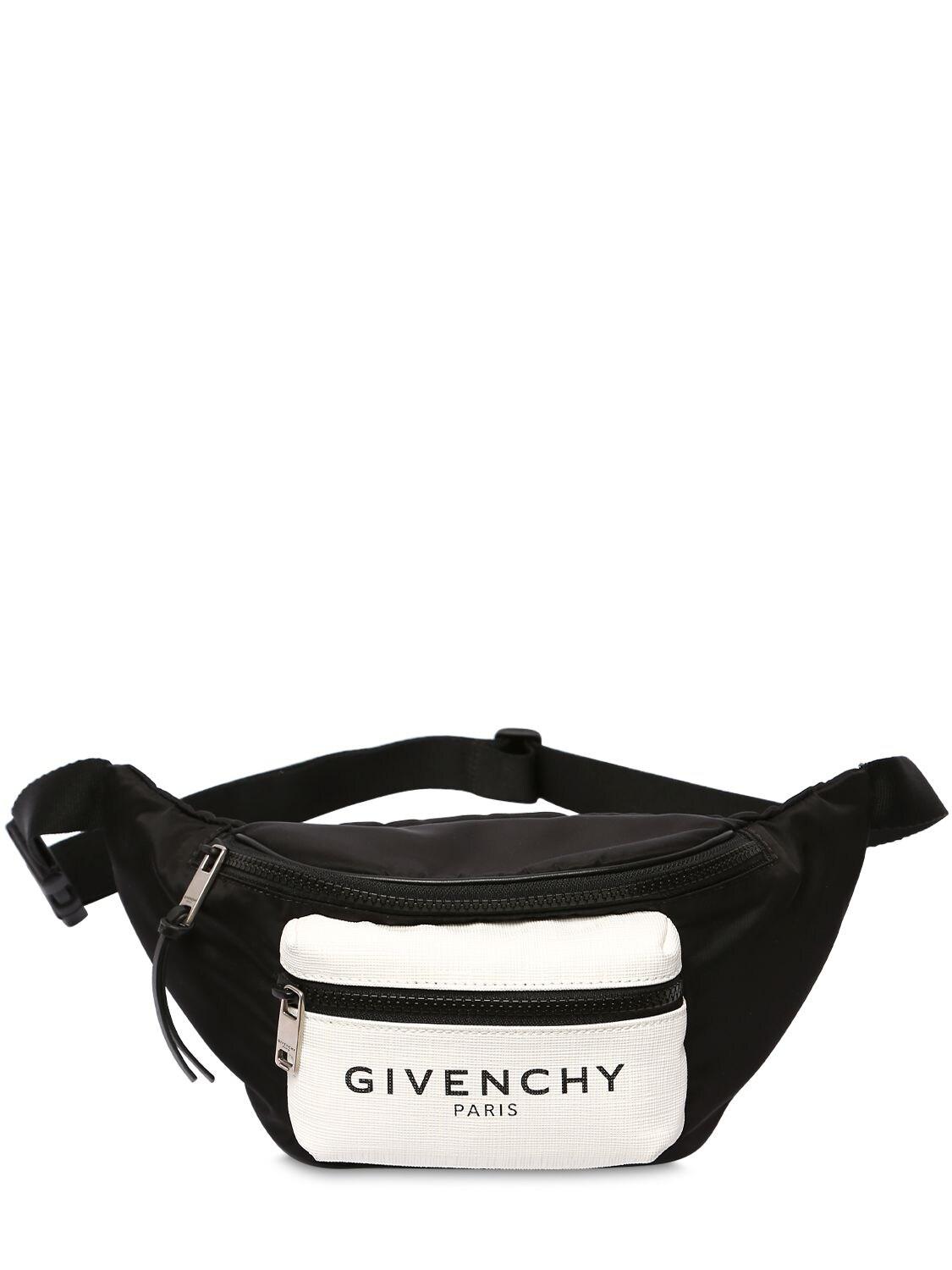 Givenchy Synthetic Glow-in-the-dark Nylon Belt Bag in Black for Men - Lyst