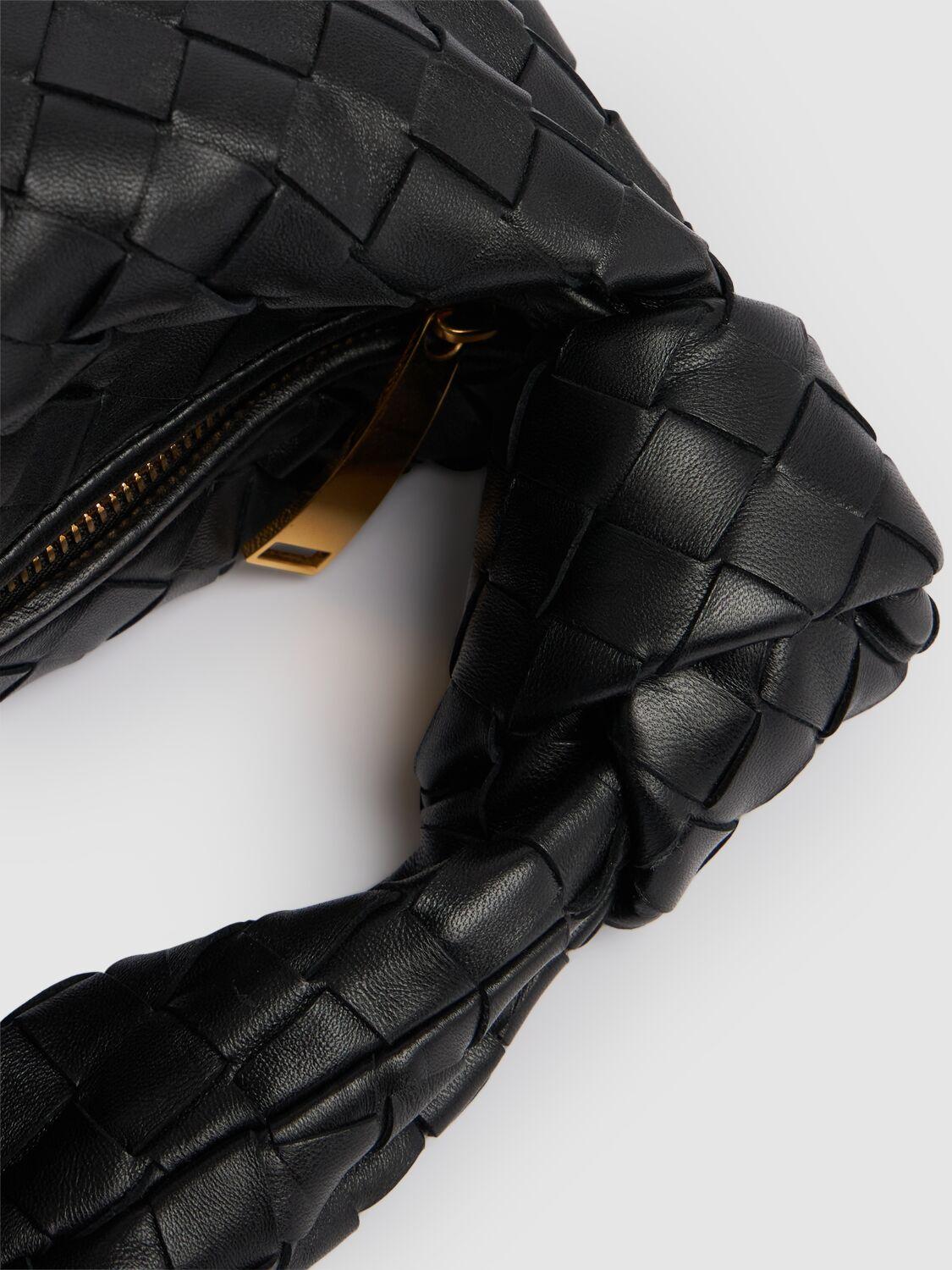 Bottega Veneta レディース ブラック Mini Jodie Leather Top Handle  