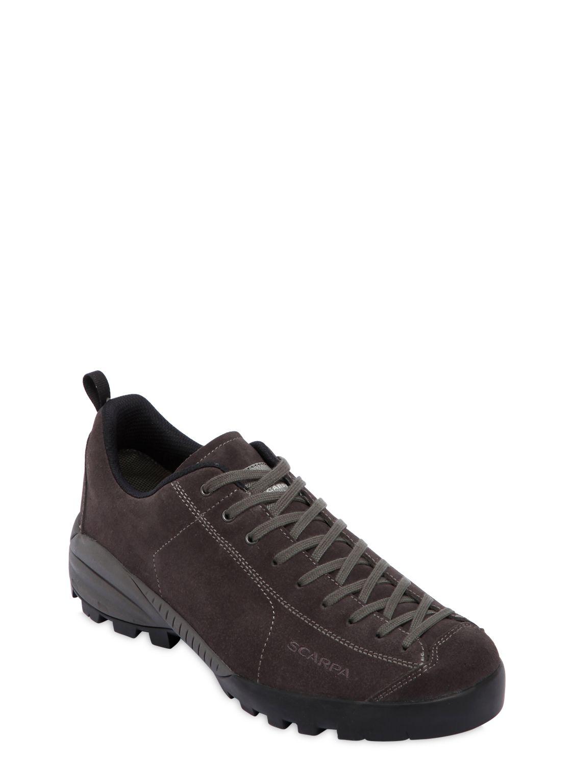 SCARPA Mojito City Suede Gore-tex Sneakers in Brown for Men - Lyst
