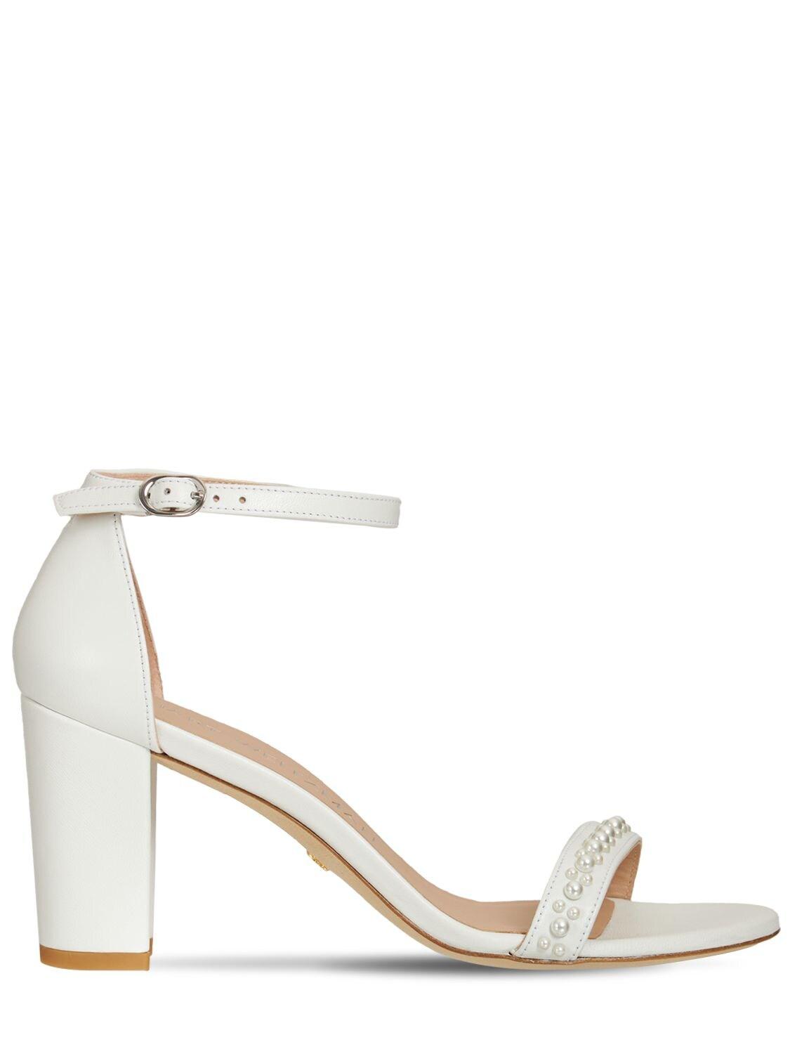 Stuart weitzman clearance nearly nude white