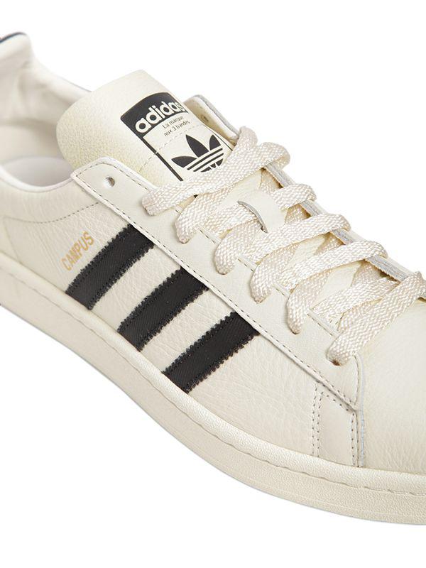 adidas campus black leather