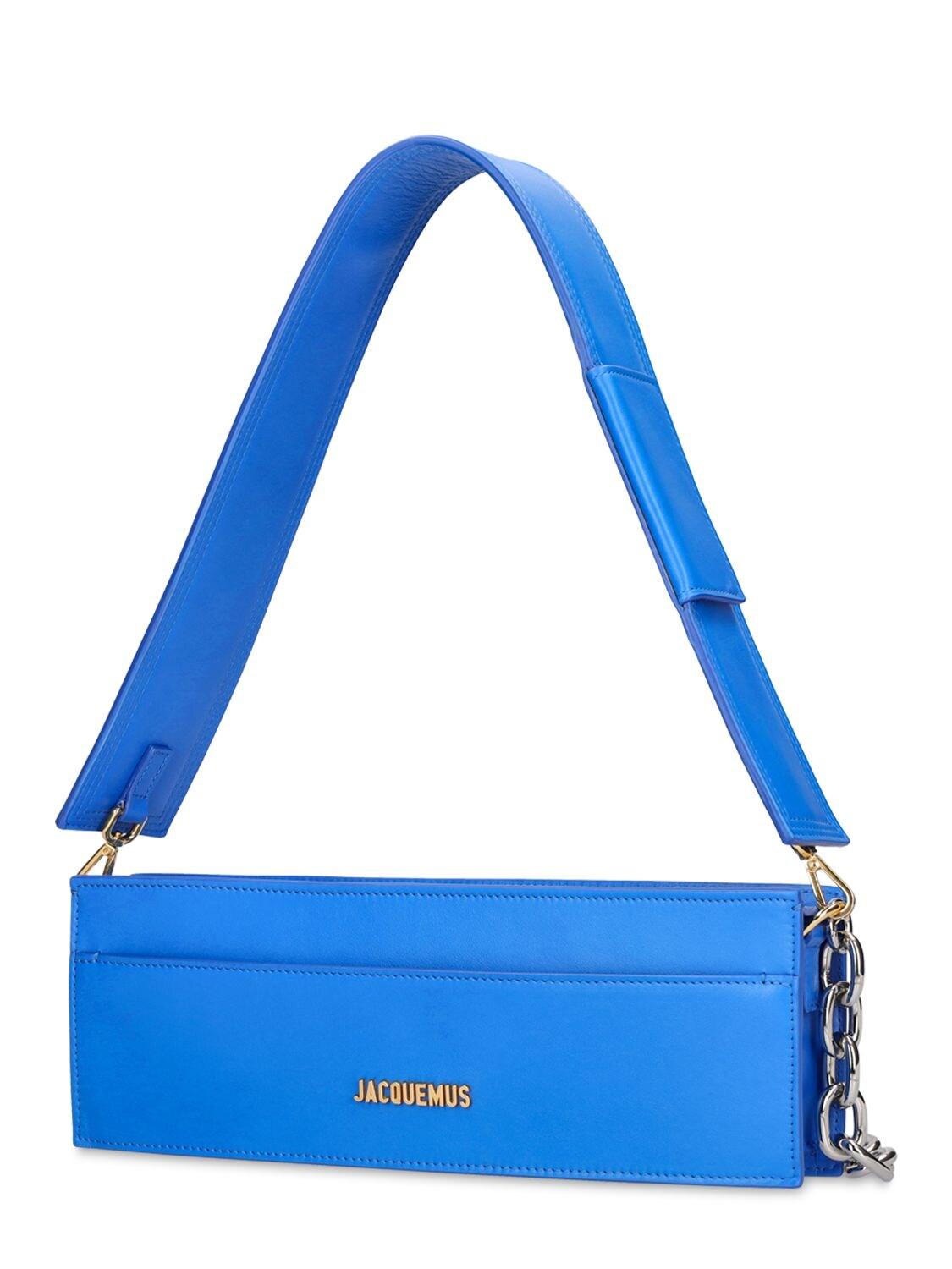 Jacquemus Le Ciuciu Leather Shoulder Bag in Blue | Lyst UK