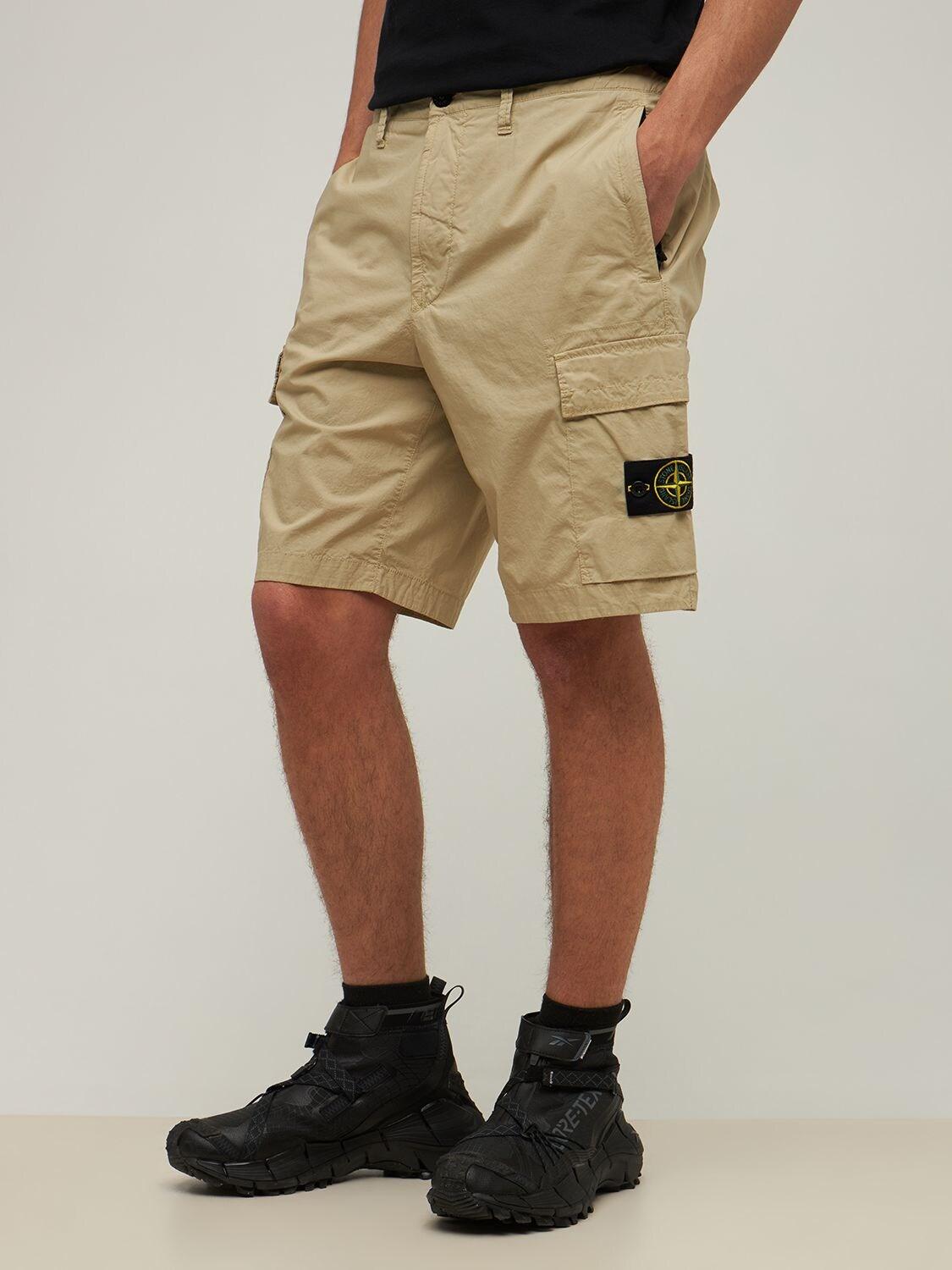 stone island parachute shorts