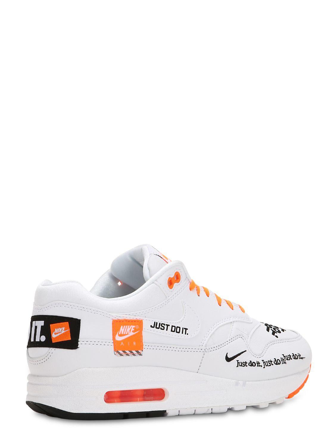 Baskets Air Max 1 Just Do It Nike pour homme en coloris Blanc | Lyst