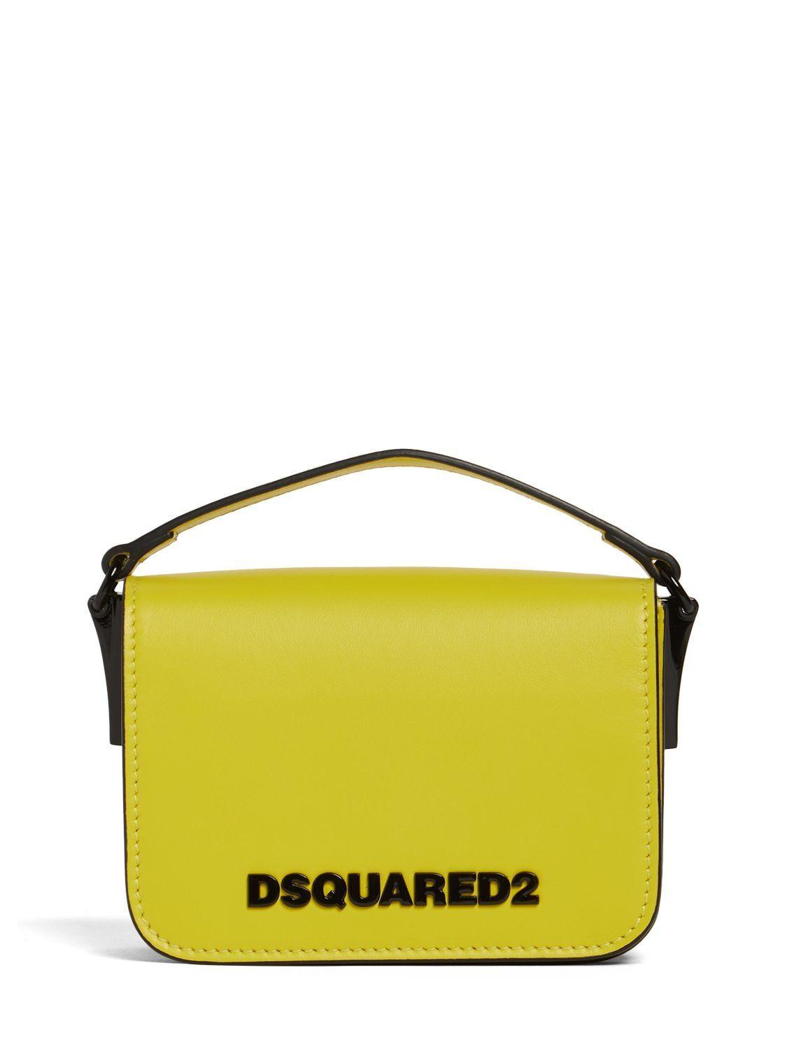 DSquared² D2 Lettering Leather Crossbody Bag in Metallic for Men | Lyst