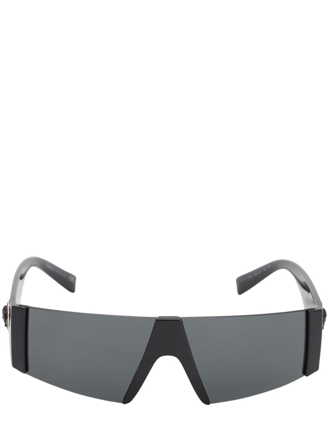 Versace Medusa Mask Sunglasses in Black for Men | Lyst
