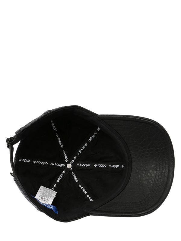 leather adidas hat