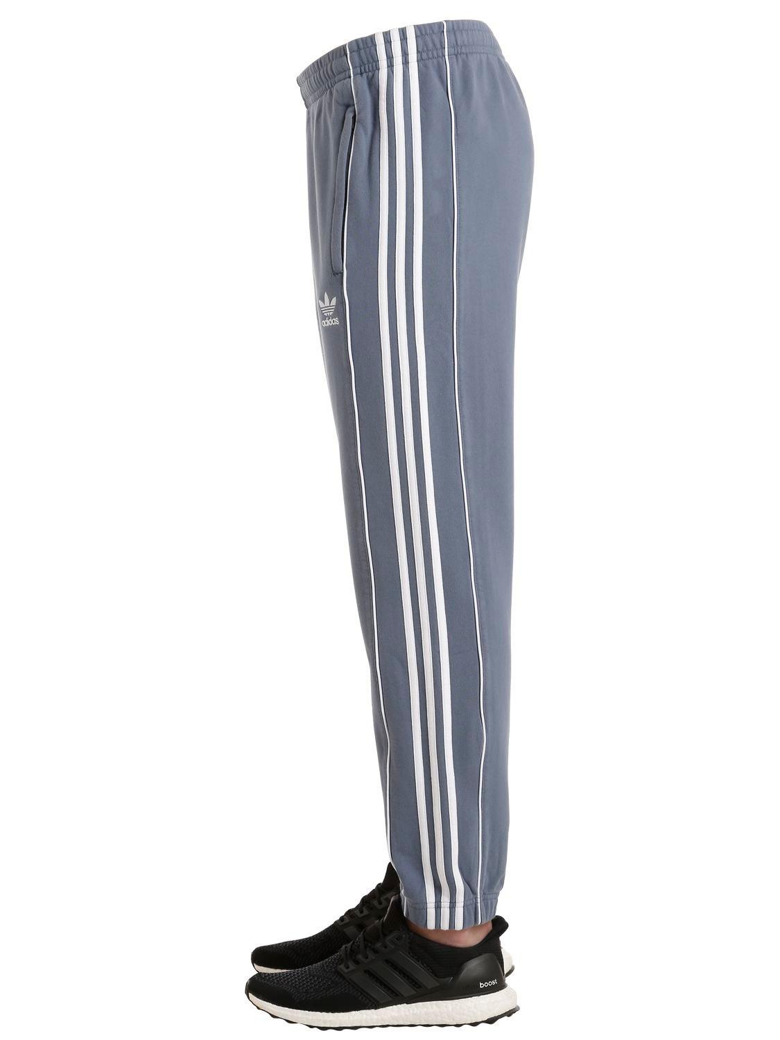 Pantalon de jogging en molleton de coton "pipe" Coton adidas Originals pour  homme en coloris Bleu - Lyst