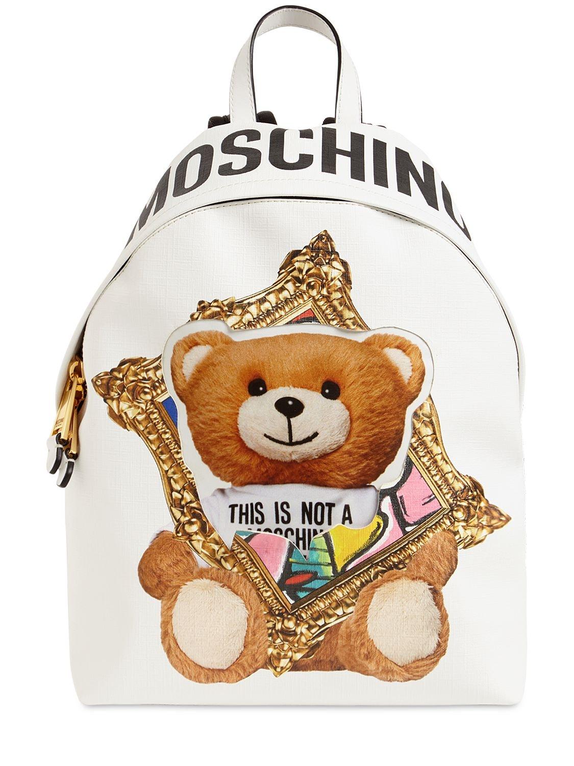 replica moschino backpack