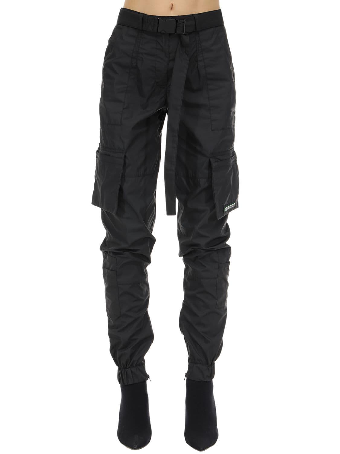 Represent Synthetic Nylon Cargo Pants in Black - Lyst