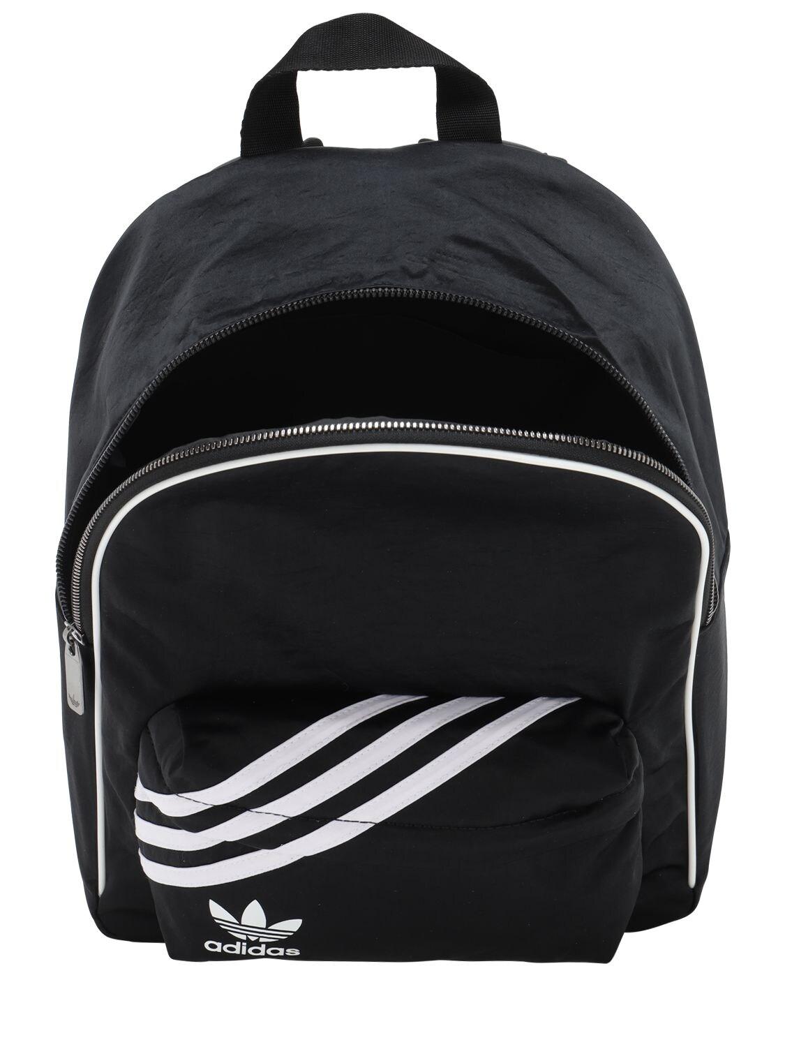 adidas Originals Synthetic Nylon Backpack in Black | Lyst