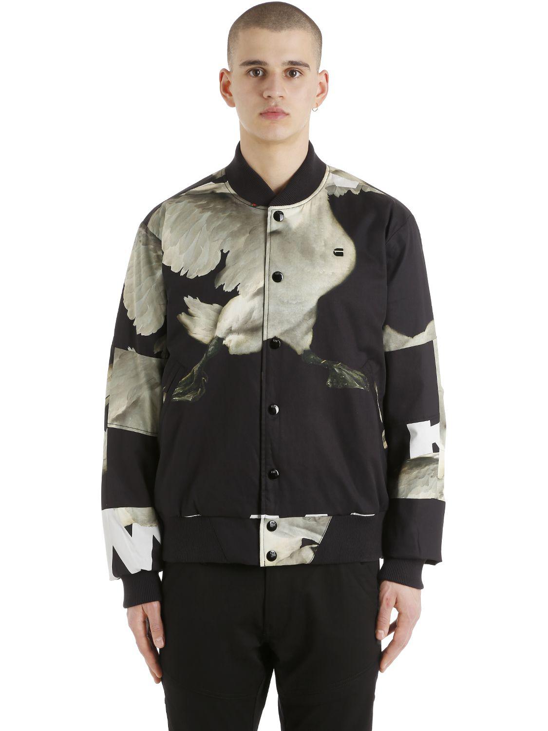 G-Star RAW Synthetic Rackam Sports Padded Bomber Jacket in Black for Men |  Lyst Canada