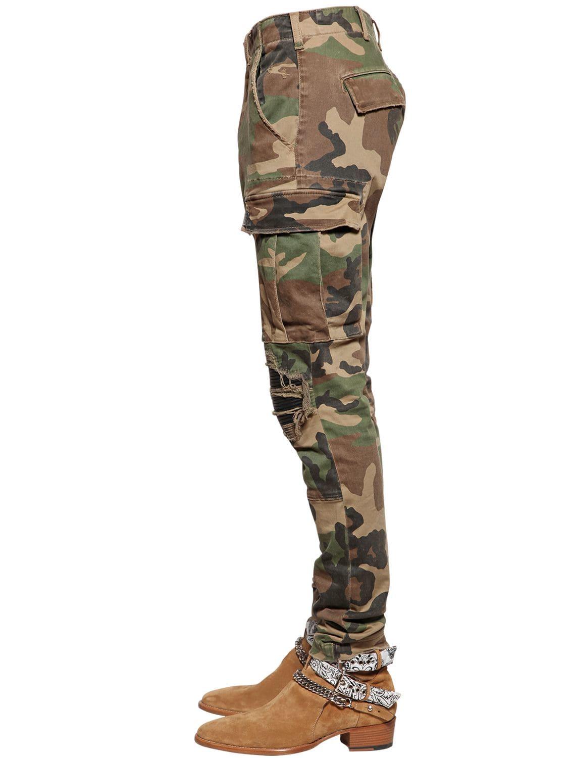 amiri camo pants