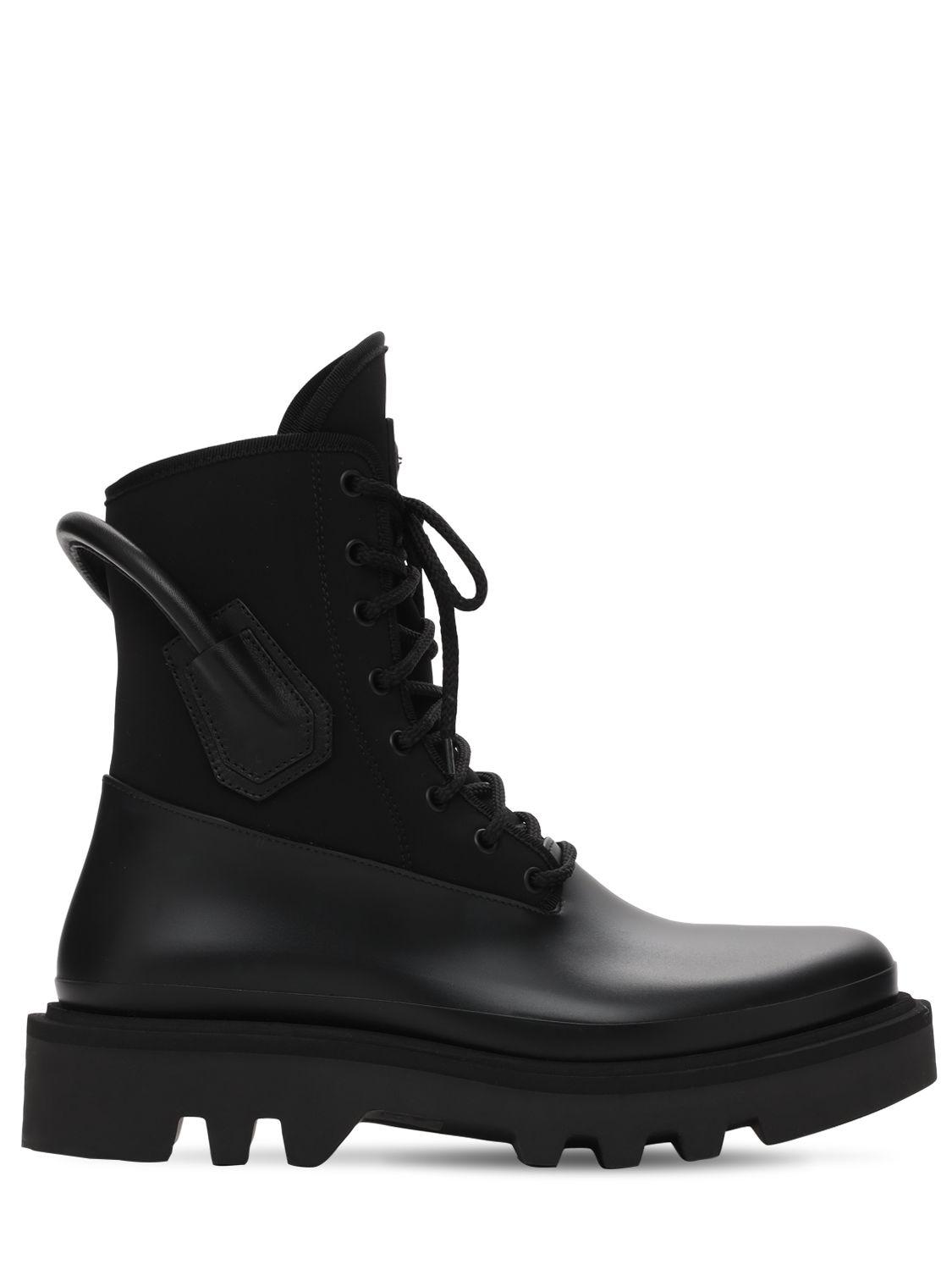Givenchy Tech Combat Boots in Black for Men | Lyst