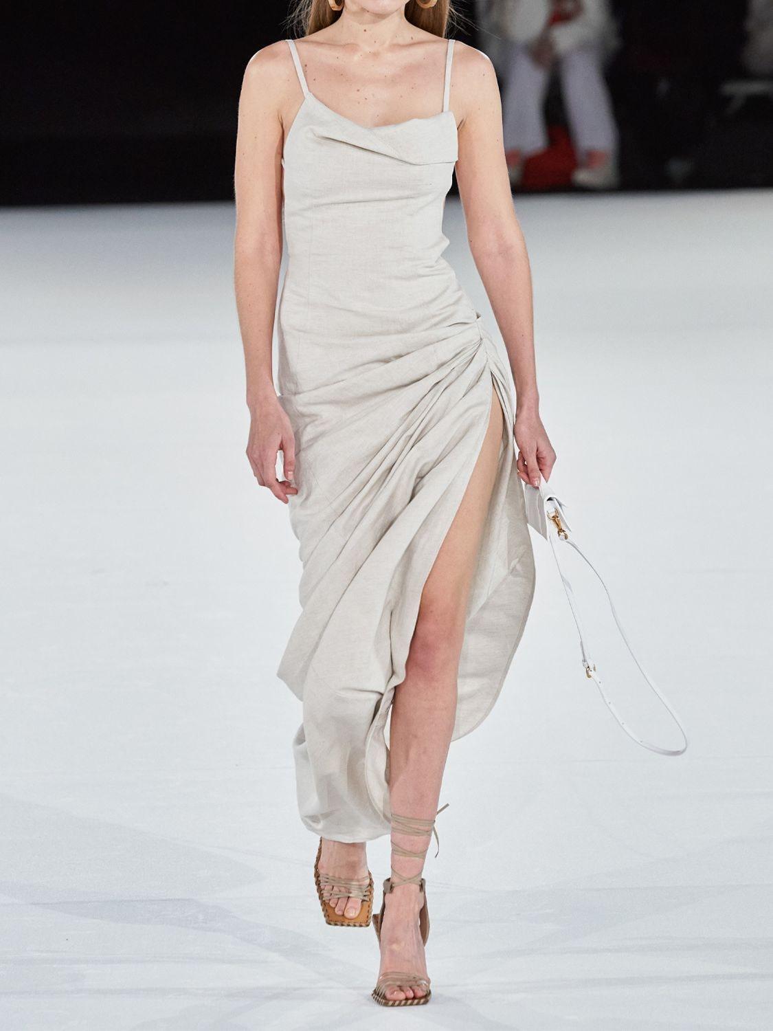 cotton linen long dress