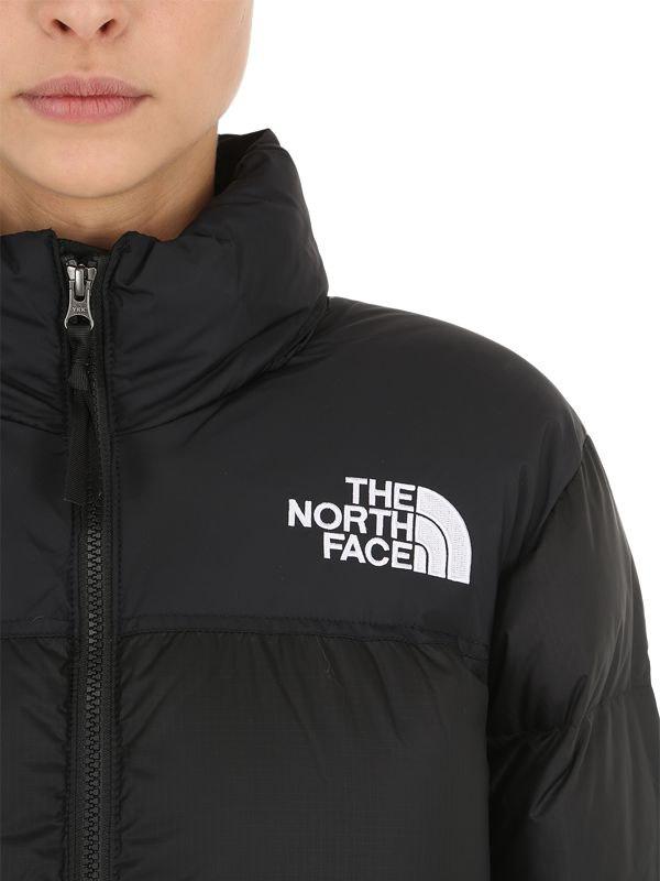 The North Face Synthetic Nuptse Duster Long Down Jacket in Black - Lyst