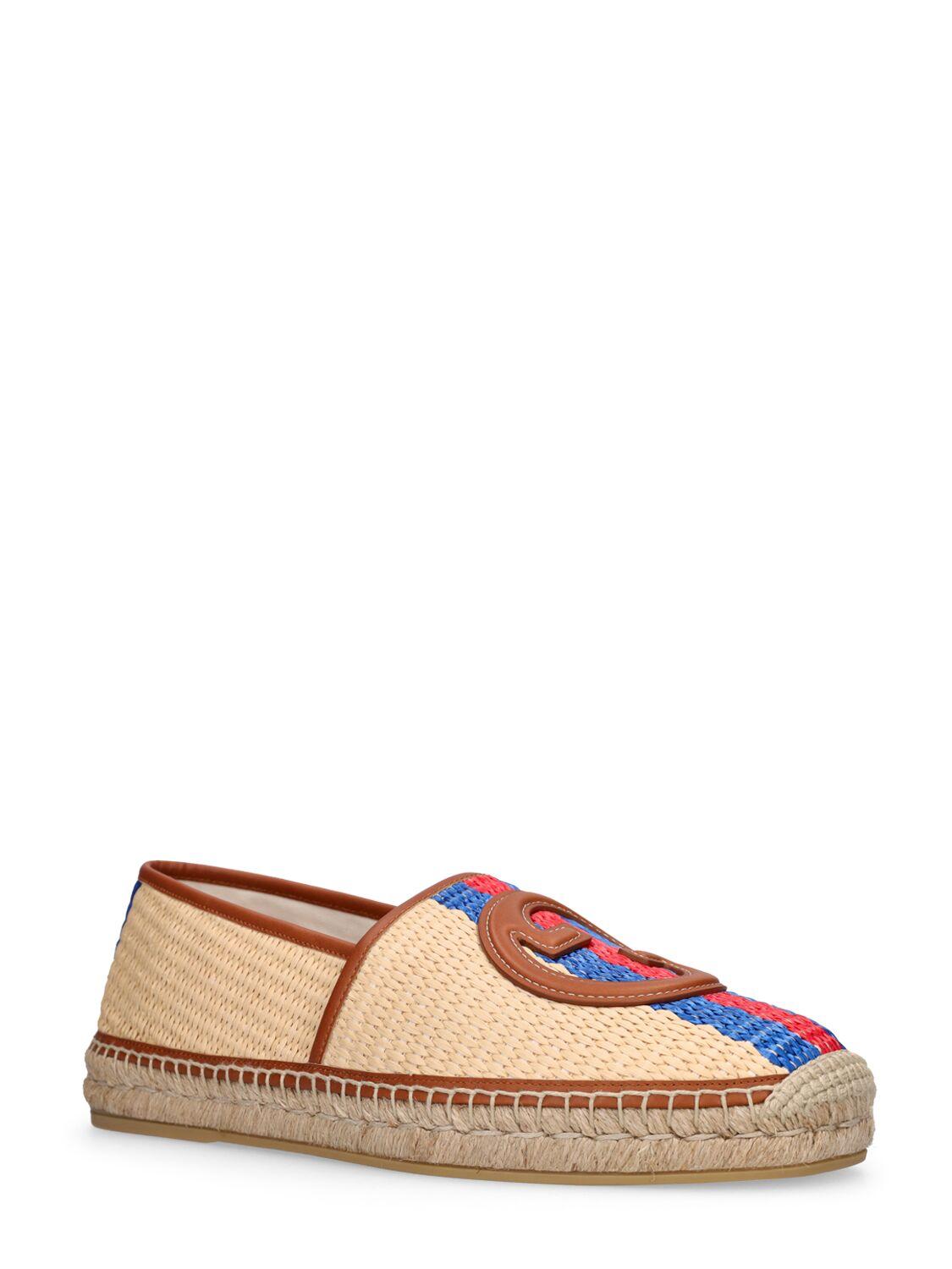 Gucci GG Logo Espadrilles Slip on Shoes