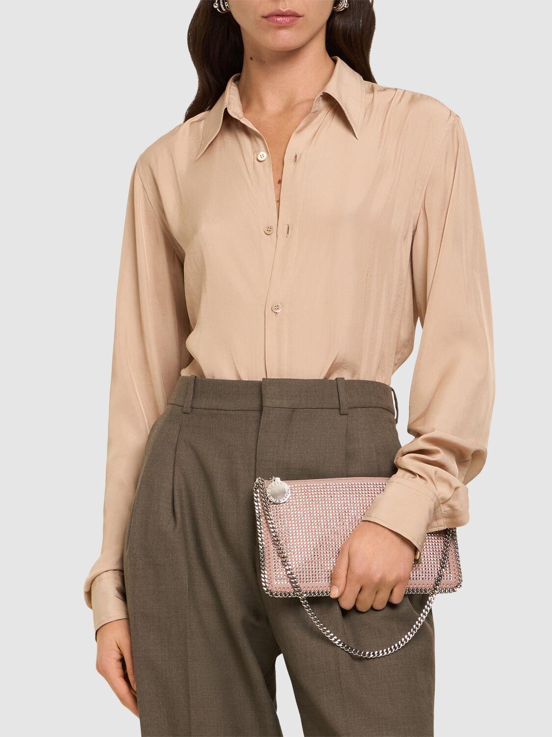 Stella McCartney レディース ピンク Falabella クリスタル装飾