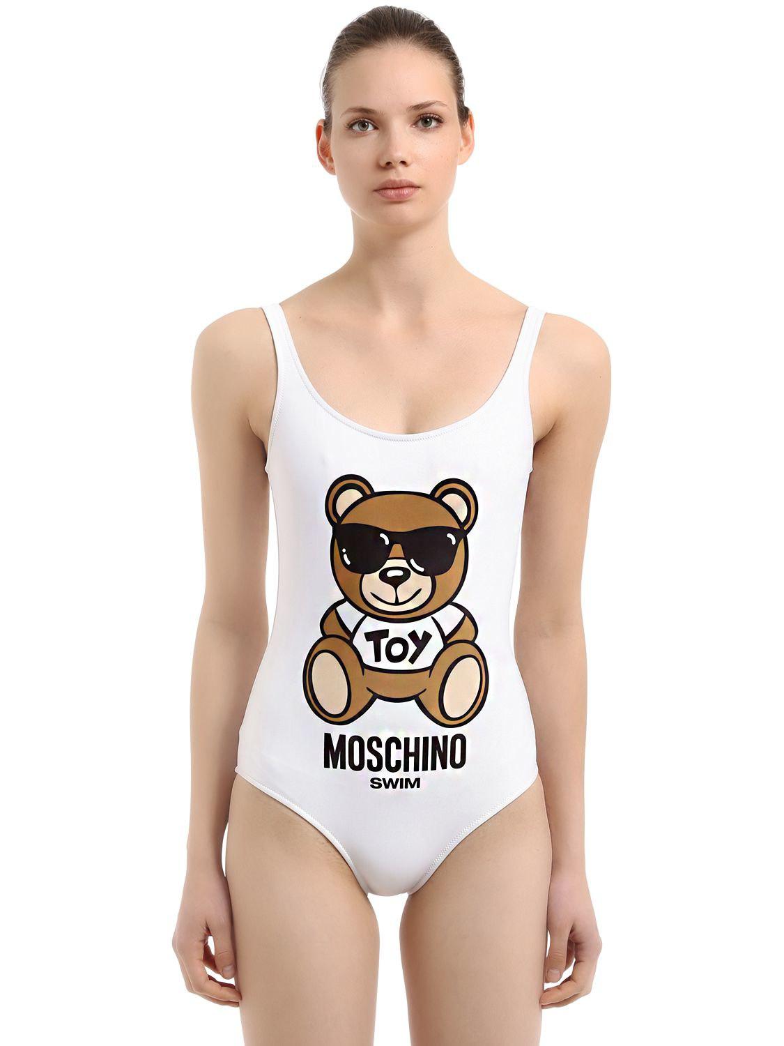 Moschino Teddy Bear One Piece Swimsuit 