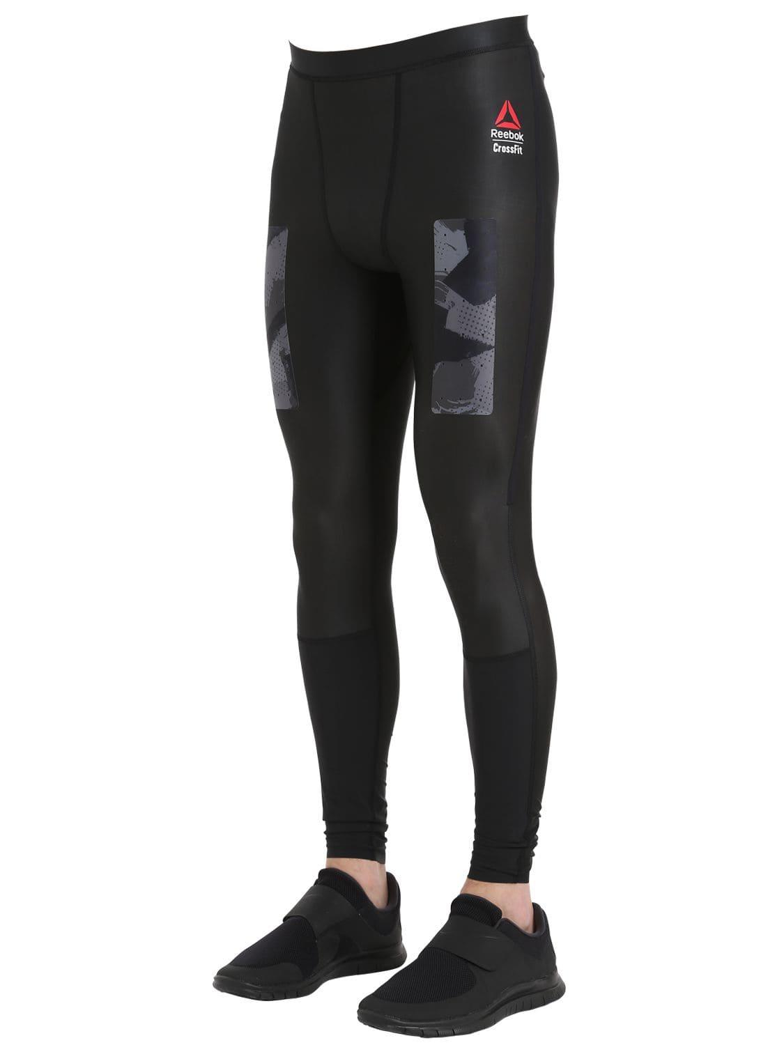 Reebok Crossfit Compression Tight Leggings in Black for Lyst