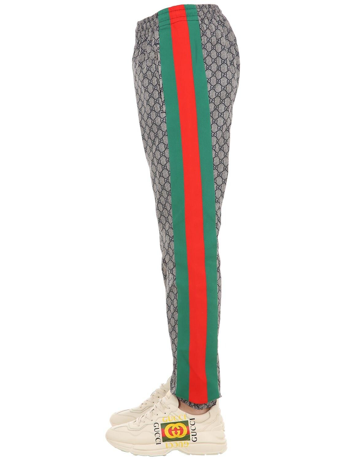 Pantaloni "Gg Supreme" In Techno Tessuto di Gucci da Uomo | Lyst