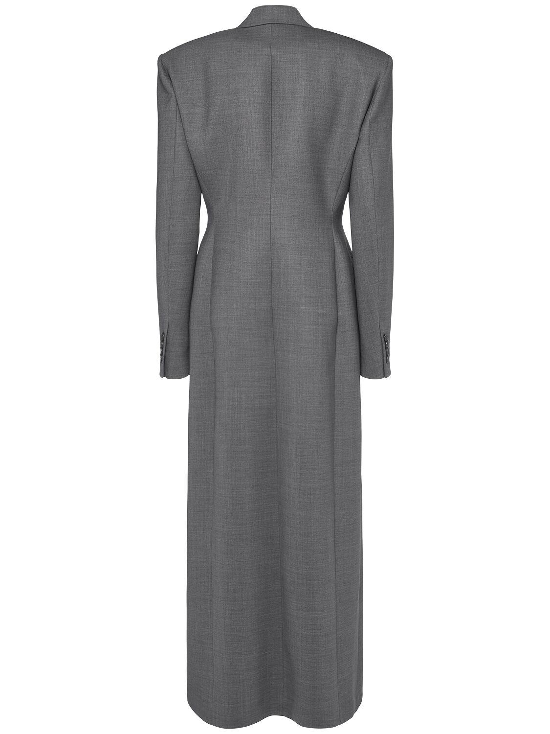 【Giuseppe Di Morabito】ラムスキントレンチコート giuseppe-di-morabito-Grey-