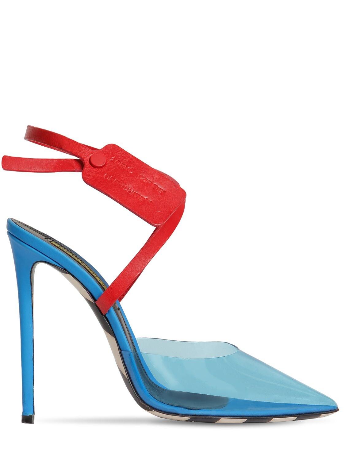 zip tie off white heels