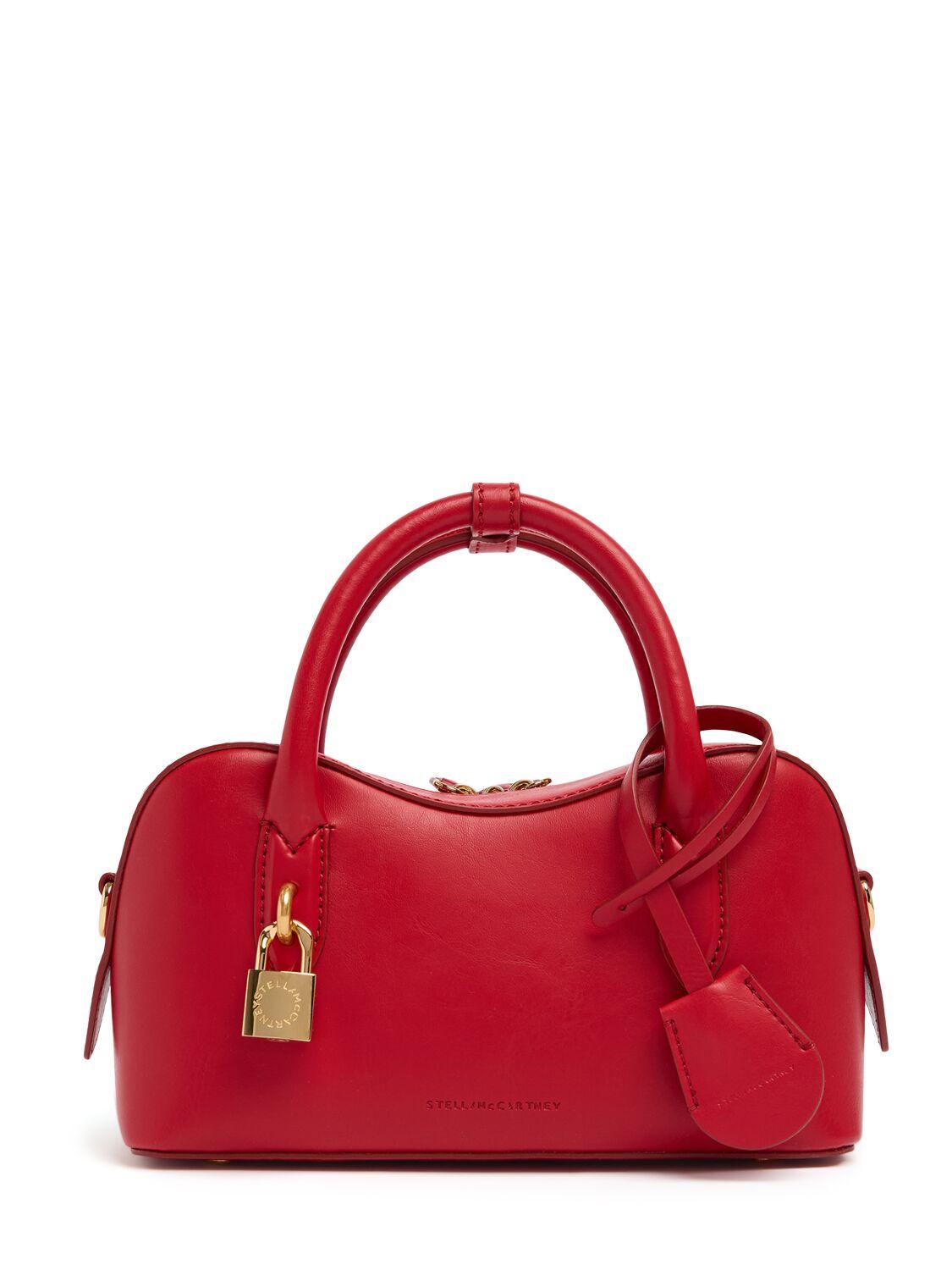 【Stella McCartney】Ryder Alter トップハンドルバッグ Stella McCartney Ryder Alter Mat Top Handle Bag in Red | Lyst