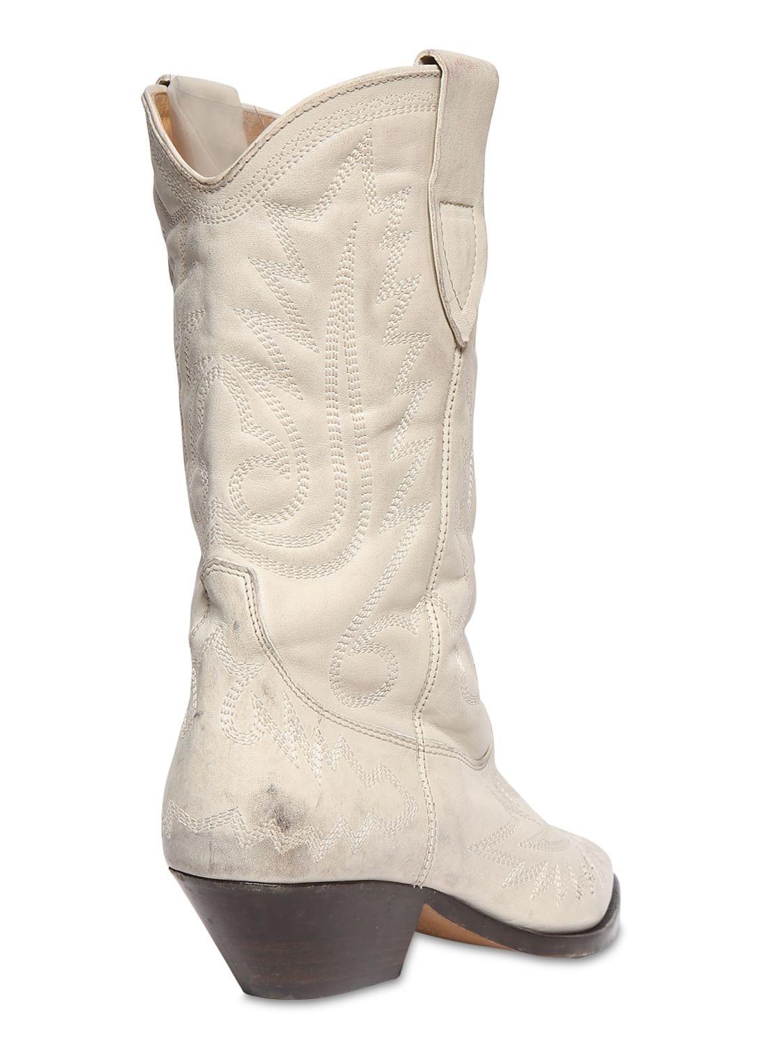 Isabel Marant Ankle Boots in White | Lyst
