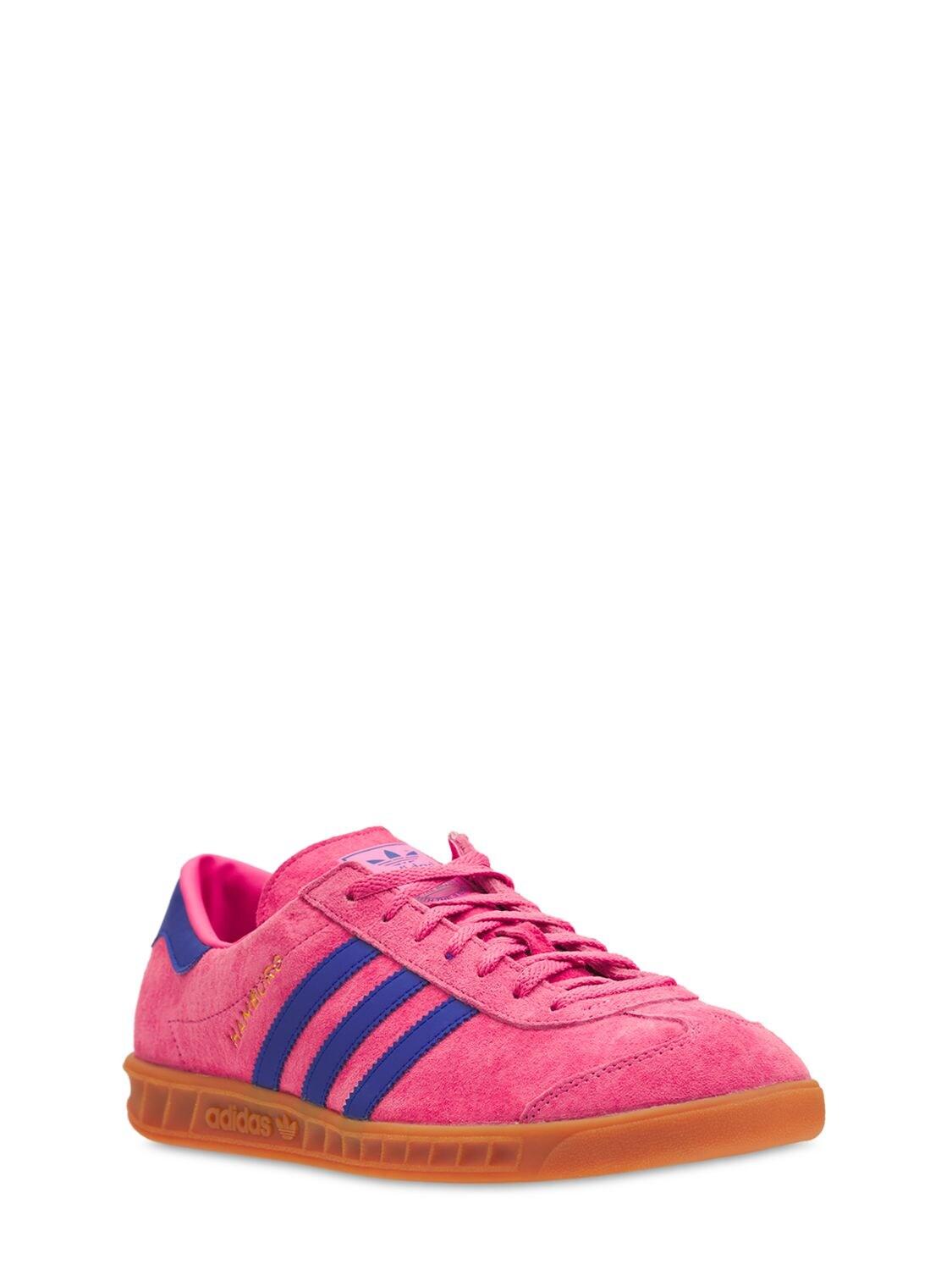 adidas Originals Hamburg Sneakers in Pink for Men | Lyst
