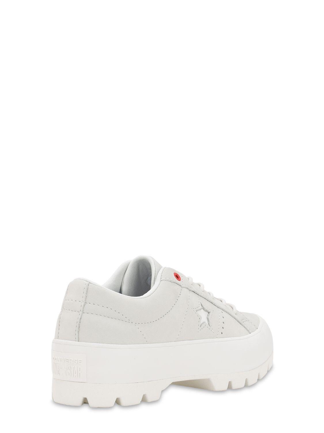 one star lugged ox sneakers