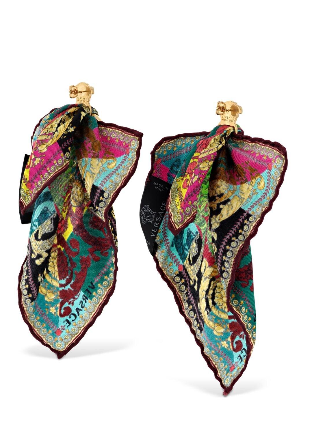 versace sash earrings