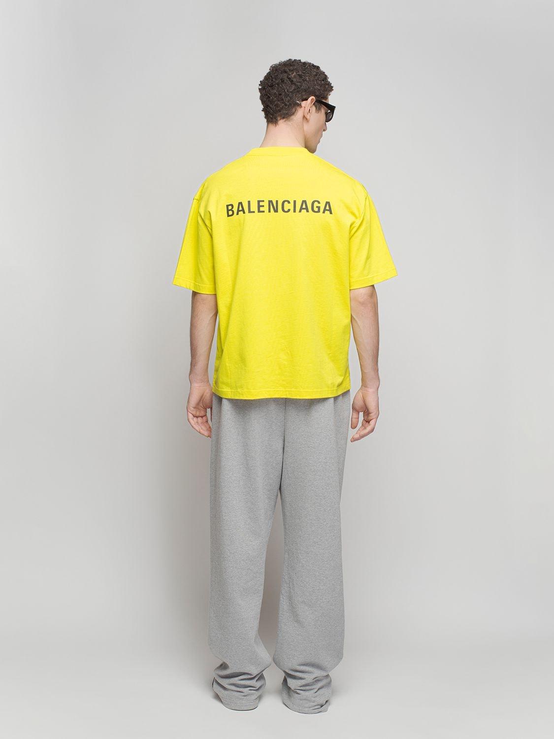 Yellow balenciaga shop shirt