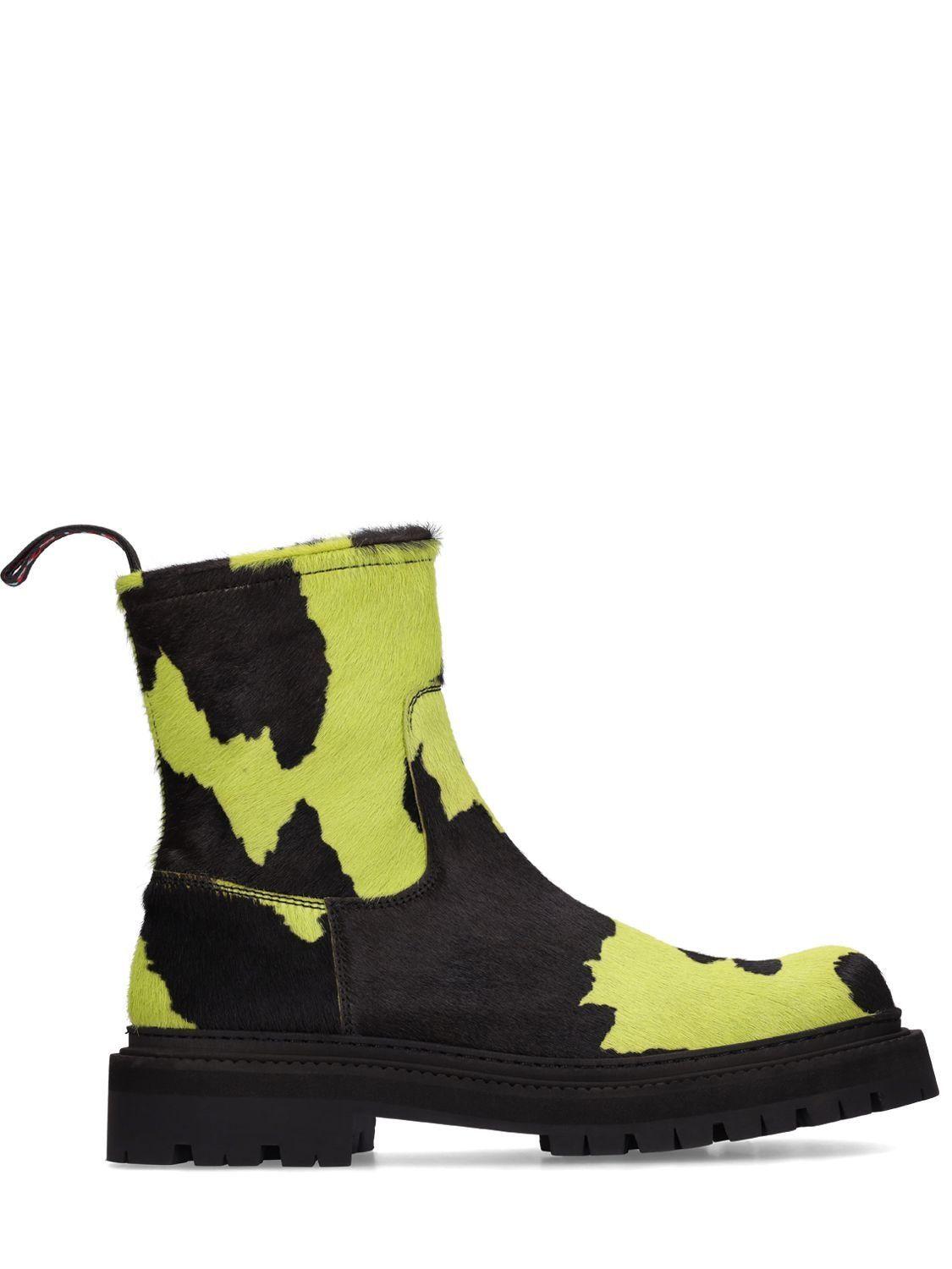CAMPERLAB Eki Crazy Cow Green Boots for Men Lyst