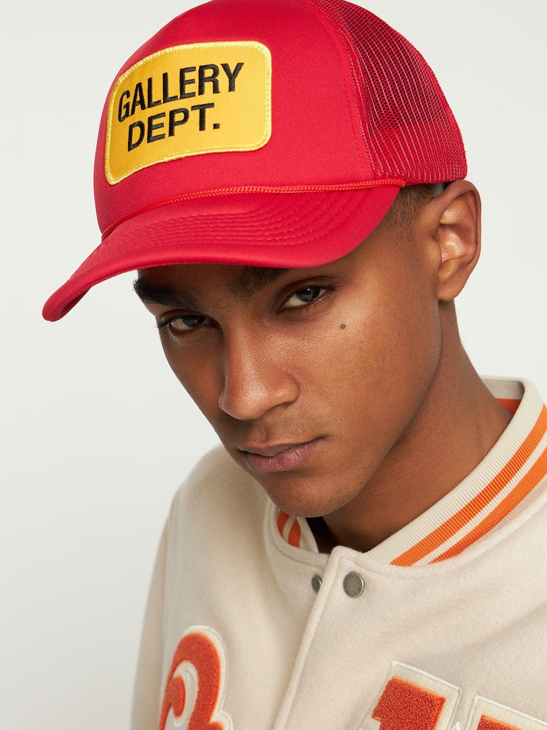 GALLERY DEPT. Souvenir Logo Trucker Cap in Red for Men | Lyst