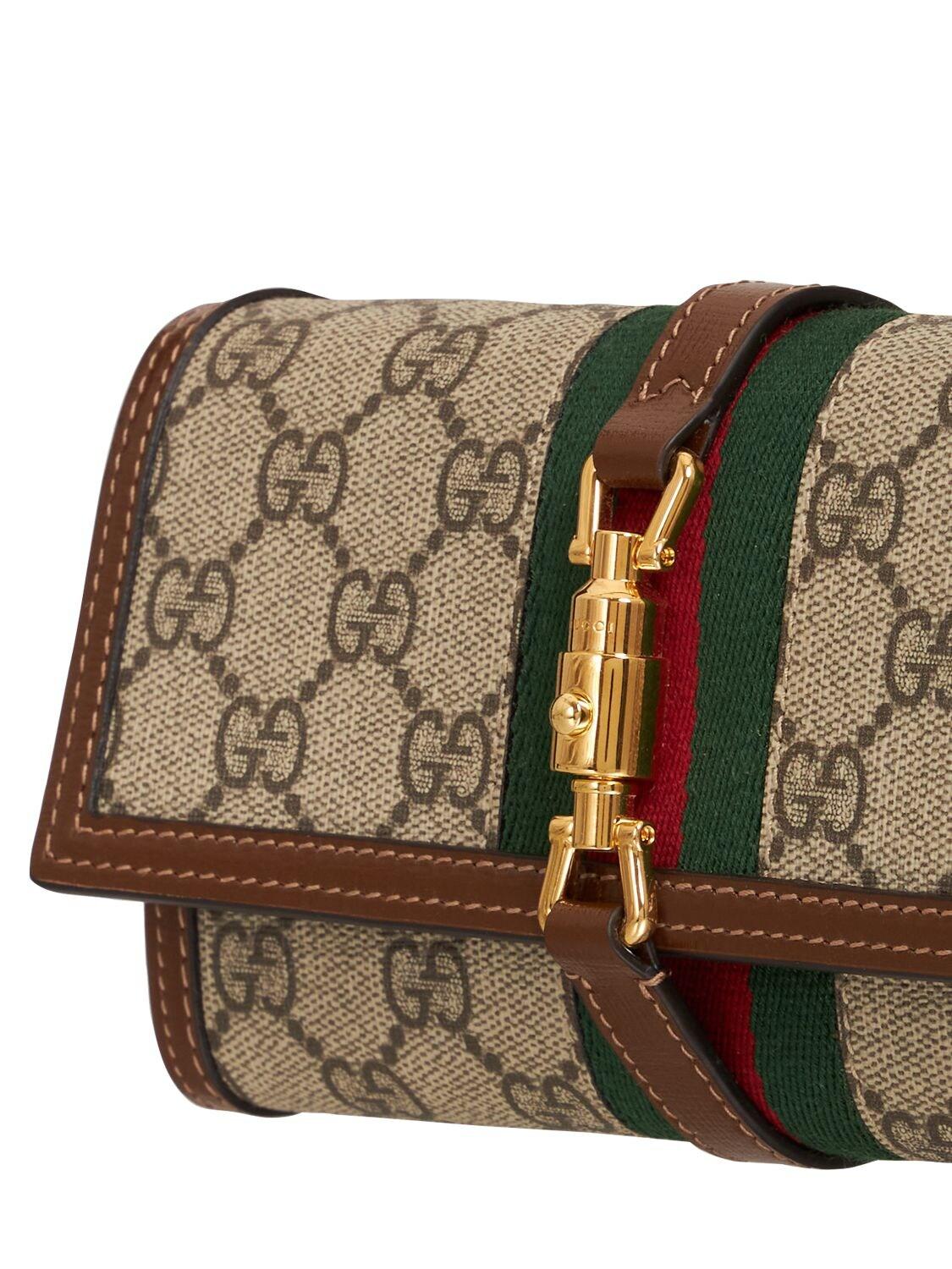 Gucci Jackie 1961 Gg Supreme Chain Wallet | Lyst
