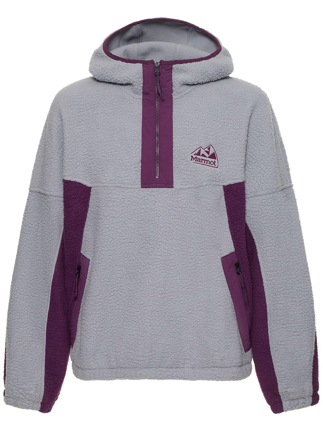 Marmot Super Aros Tech Fleece Hoody in Purple for Men Lyst