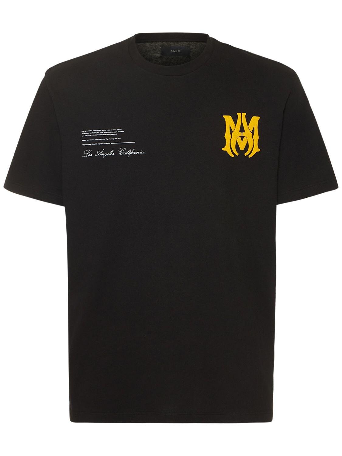 【AMIRI】コットンジャージー Tシャツ ロゴ プリント ◇AMIRI◇ロゴプリント コットンジャージー Tシャツ/Black